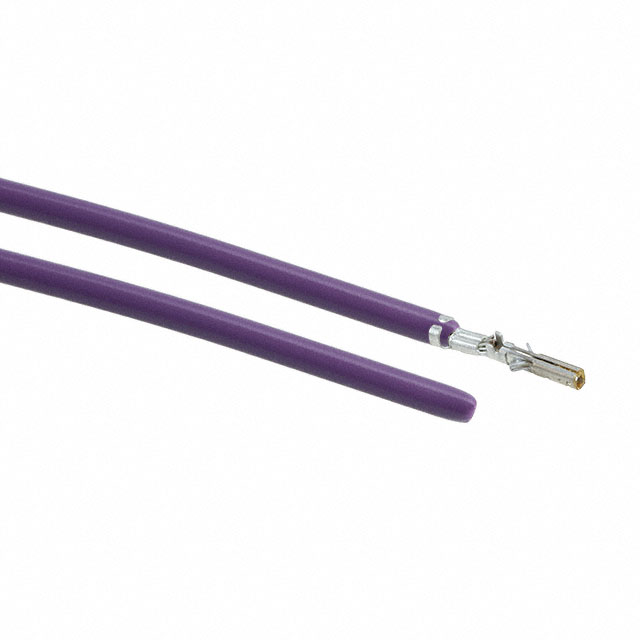 Woodhead - Molex 0430300002-05-V0 - 5" PRE-CRIMP A2040V VIOLET
